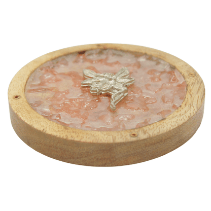 Porte-Encens Fée – Éclats de Quartz Rose