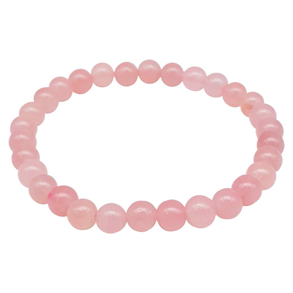 Bracelet Quartz Rose EXTRA Billes 6 mm