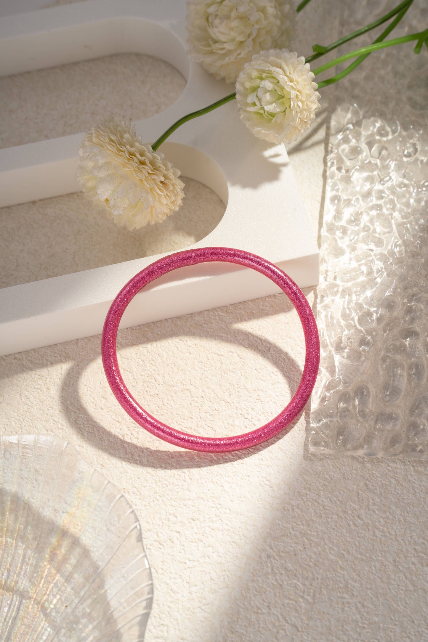 Bracelet Jonc Bouddhiste Pailleté – Coloris au Choix • Léger & Lumineux