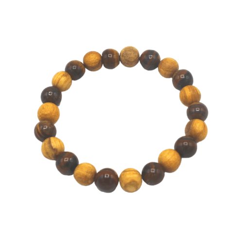 Bracelet Palo Santo et œil de tigre