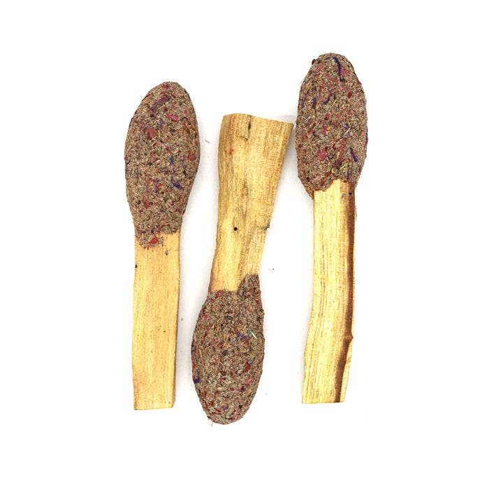 Stick de Purification – Palo Santo & Sauge Bleue (12 cm)