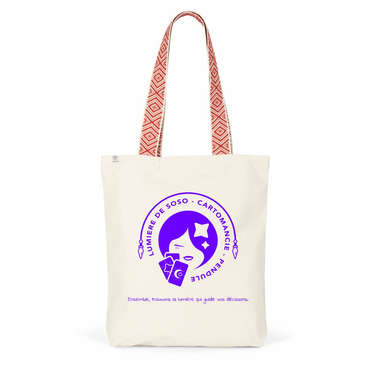 Totebag ethnique  - Lumière de Soso - face_1